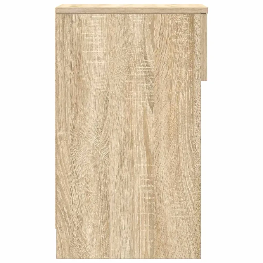Tables de chevet avec tiroir 2 pcs chêne sonoma 20x36x60 cm - 7