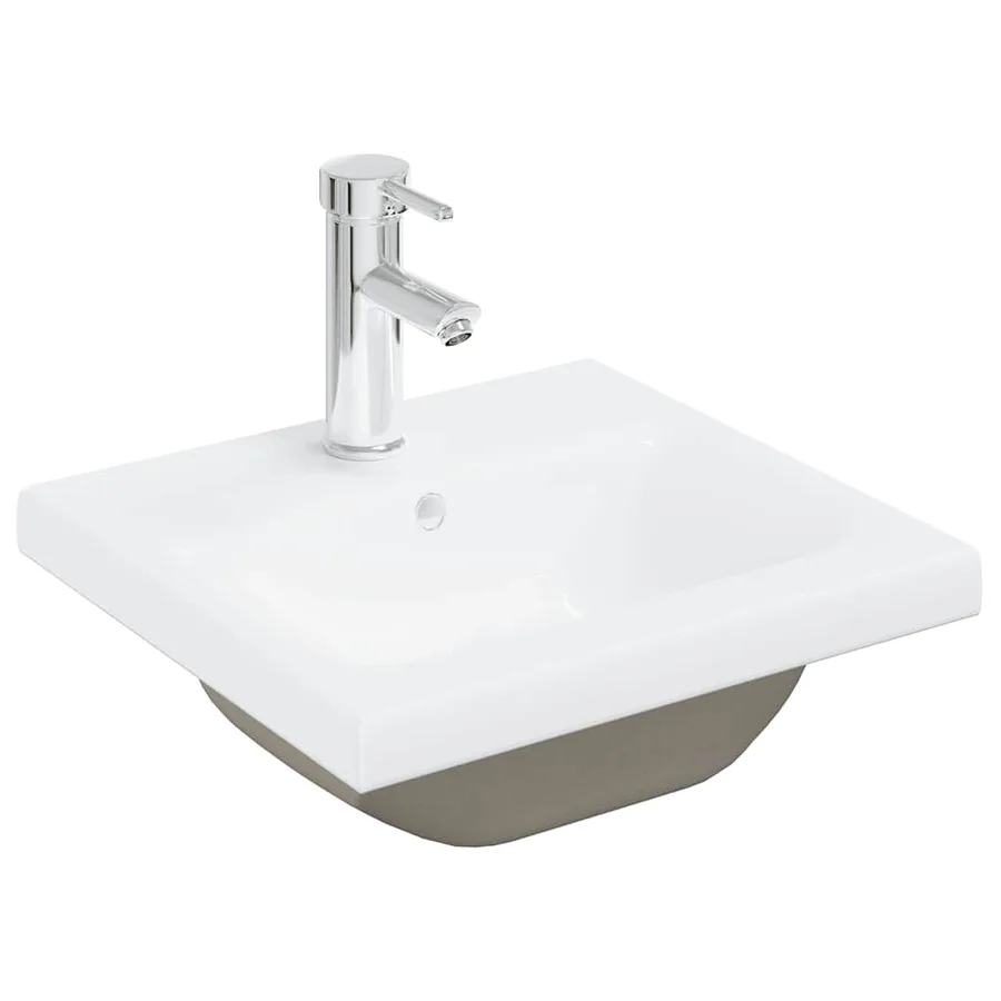 Ensemble de meubles de salle de bain 2 pcs gris béton - 5