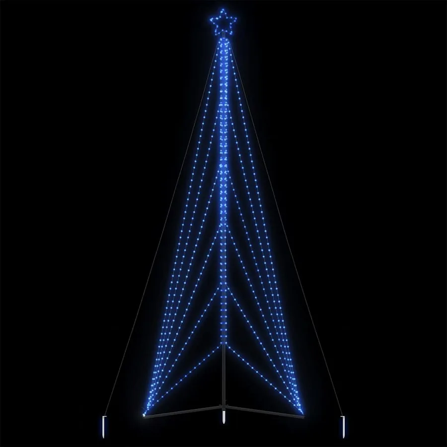 Sapin de Noël à LED 861 LED bleu 478 cm