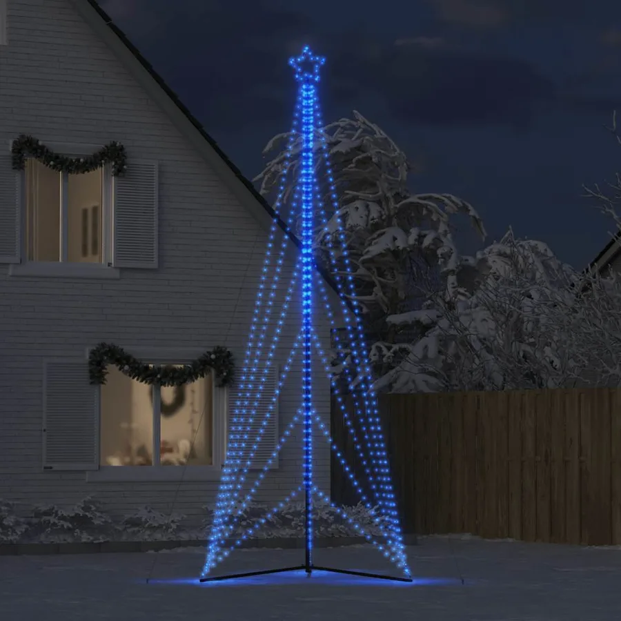 Sapin de Noël à LED 861 LED bleu 478 cm - 3