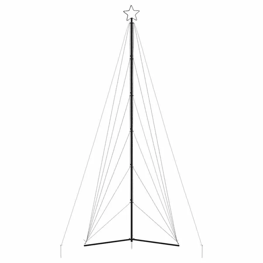 Sapin de Noël à LED 861 LED bleu 478 cm - 5