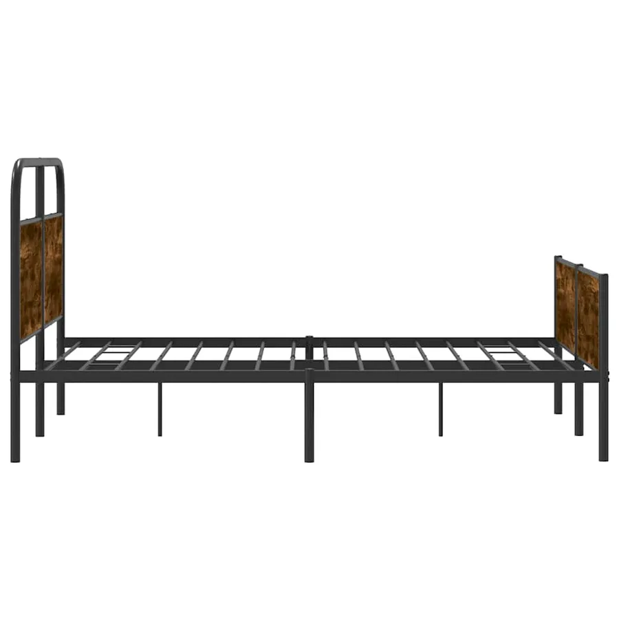 Cadre de lit sans matelas 135x190 cm chêne sonoma - 6