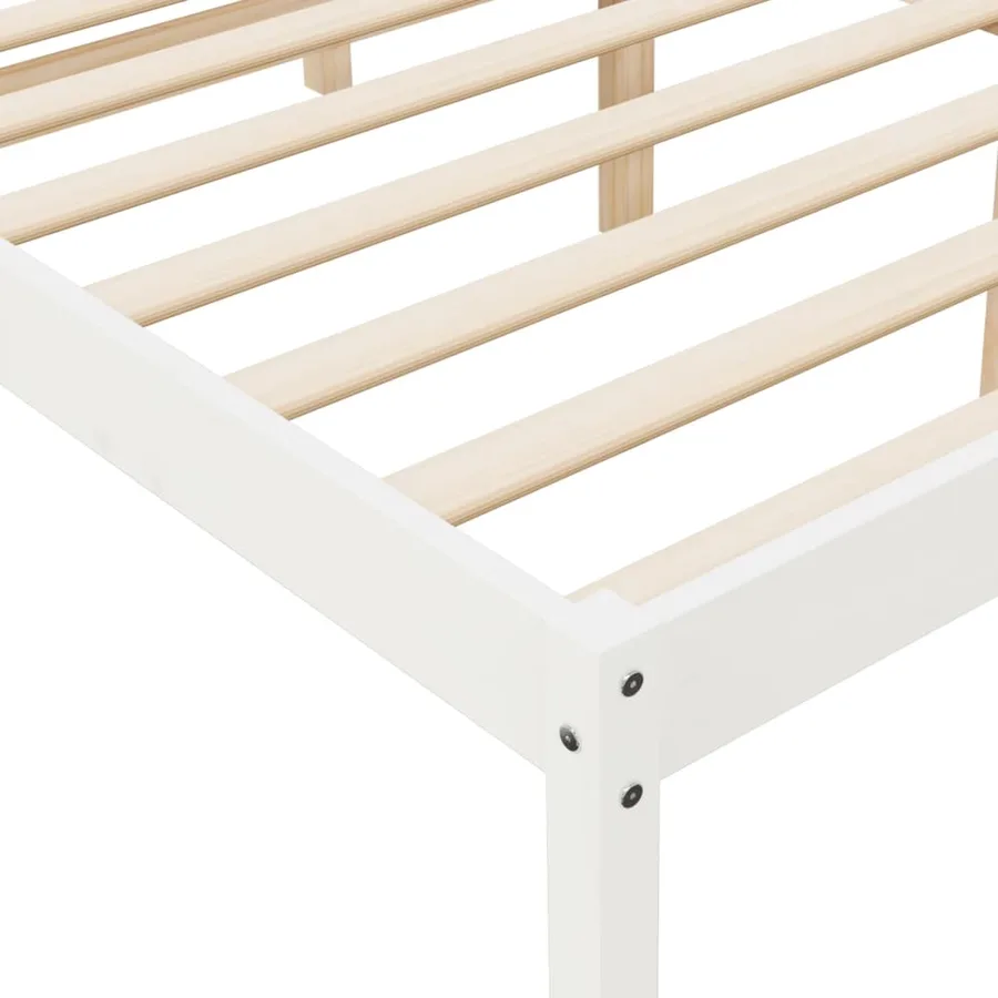 Lit pour personne âgée sans matelas 120x200 cm bois pin massif - 7