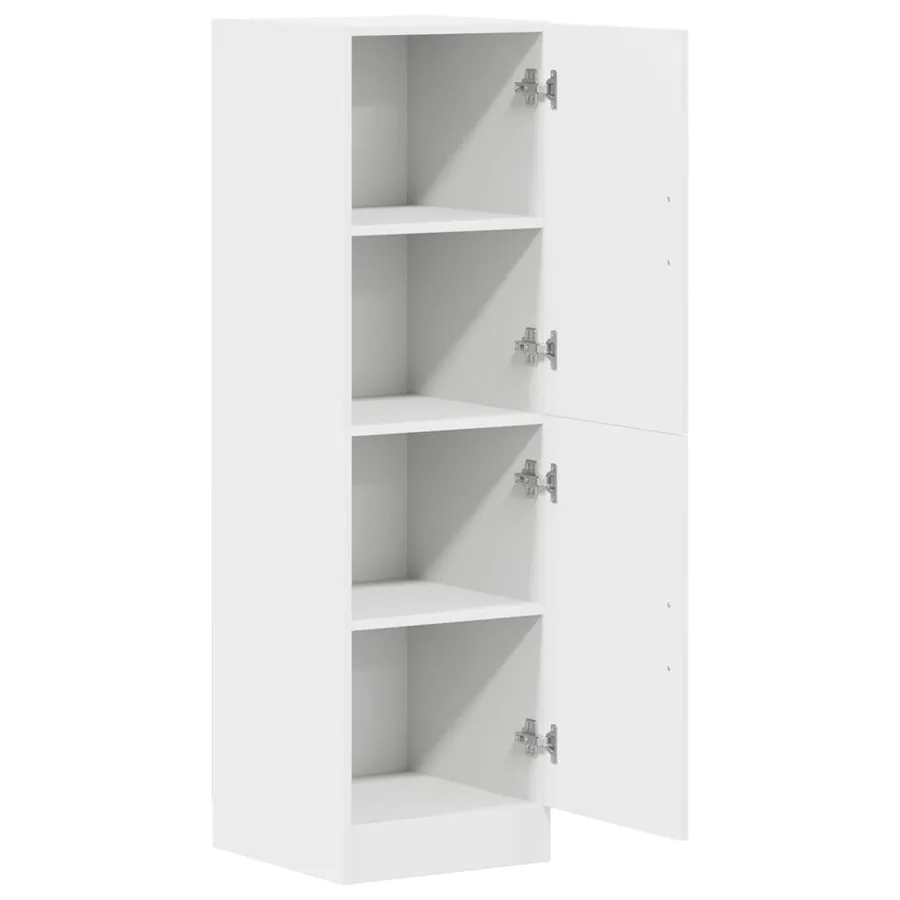 Armoire de cuisine blanc 38x41,5x131,5 cm bois d'ingénierie - 5