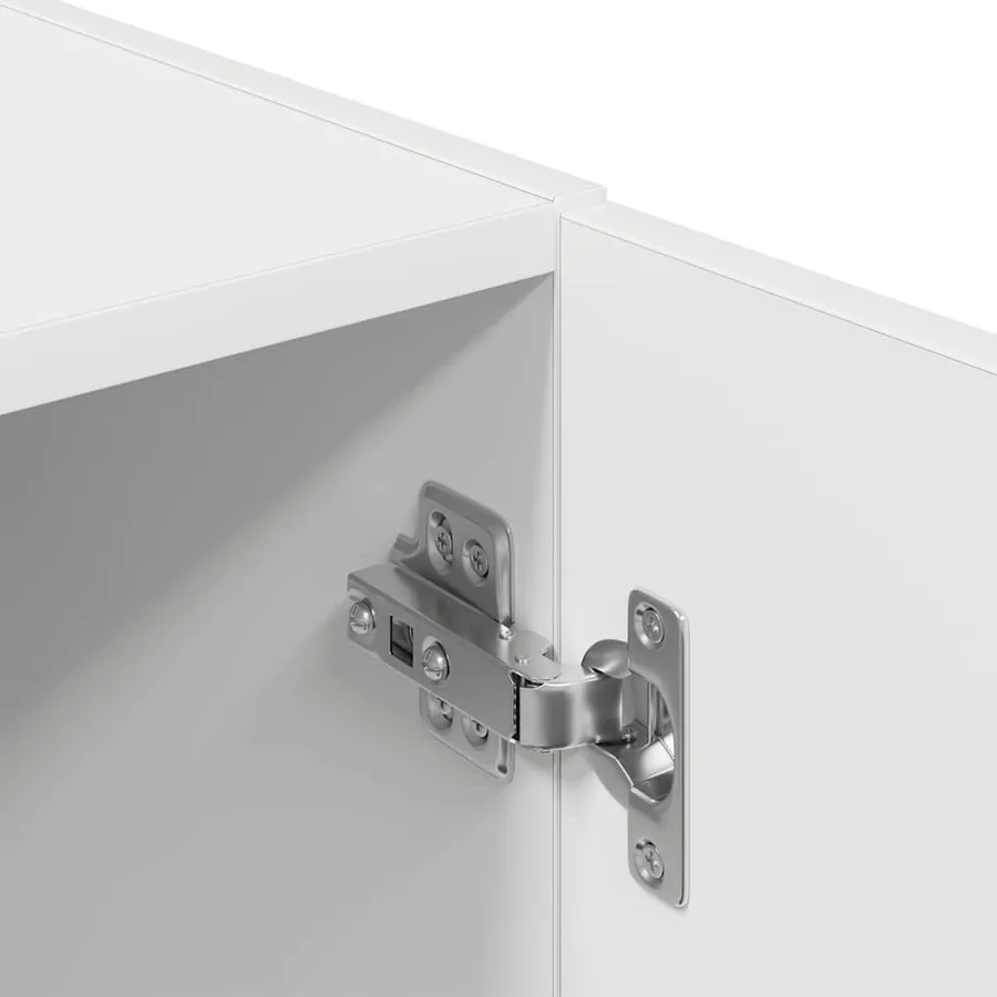 Armoire de cuisine blanc 38x41,5x131,5 cm bois d'ingénierie - 9