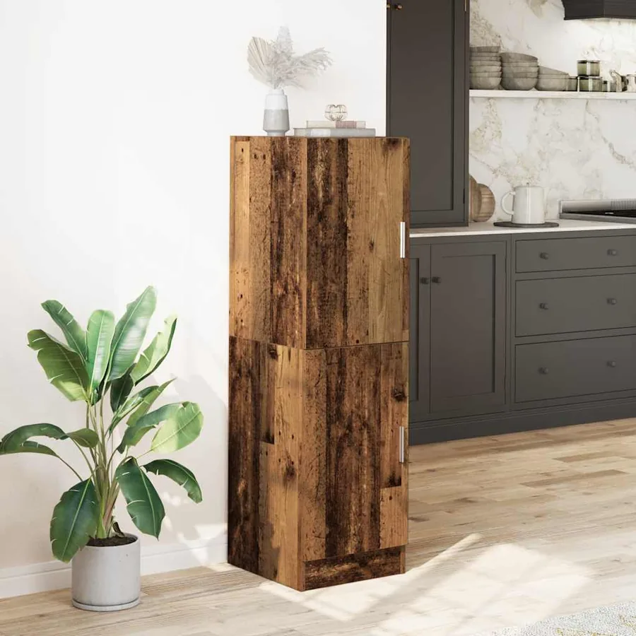 Armoire de cuisine vieux bois 38x41,5x131,5 cm bois ingénierie - 3