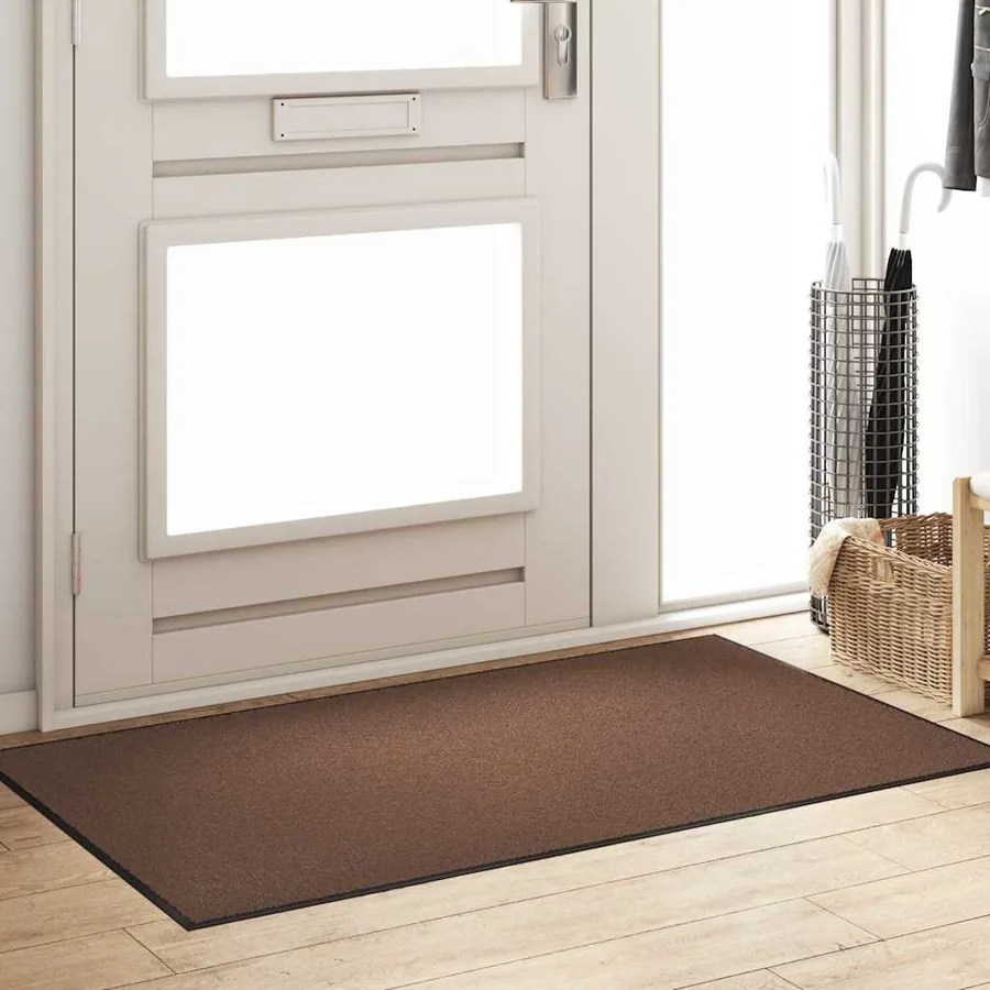 Tapis d'entrée Marron et Noir 90 x 150 cm 100% Polyamide - 3