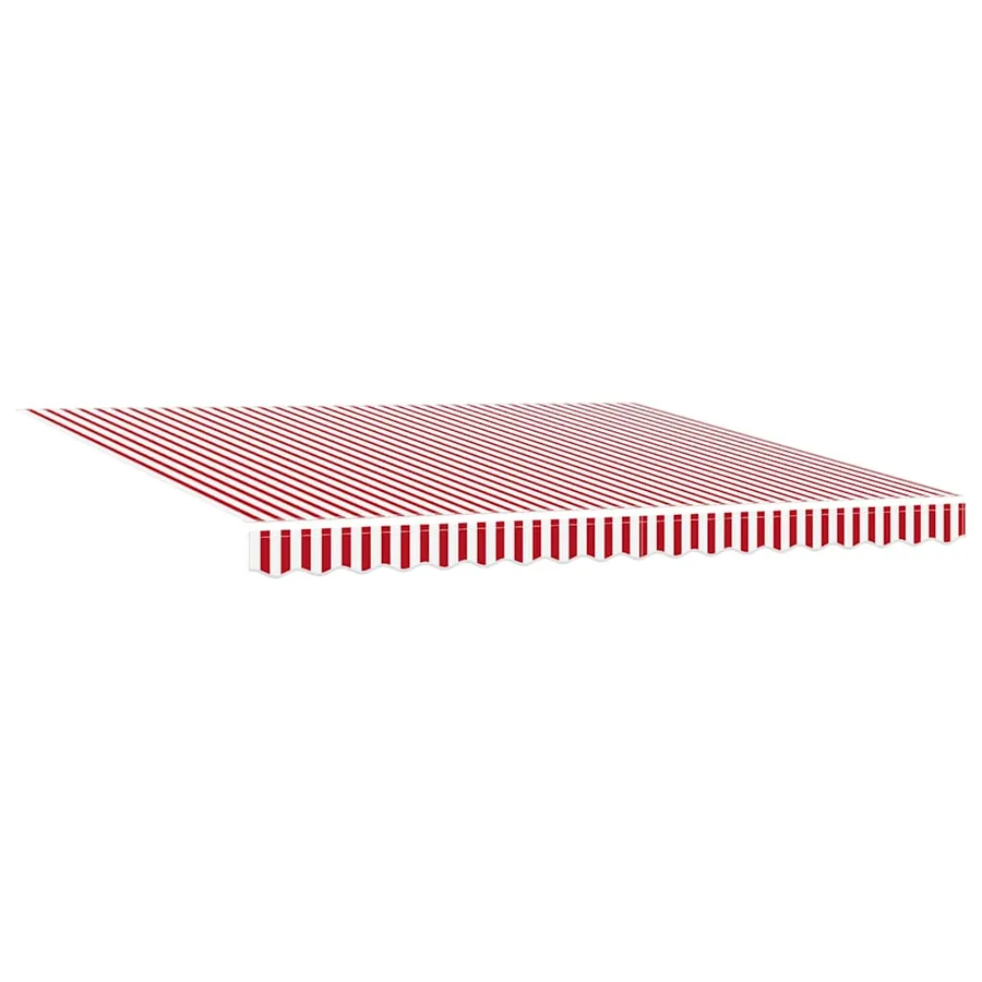 Auvent rétractable Rouge et Blanc 400 × 350 cm - 4