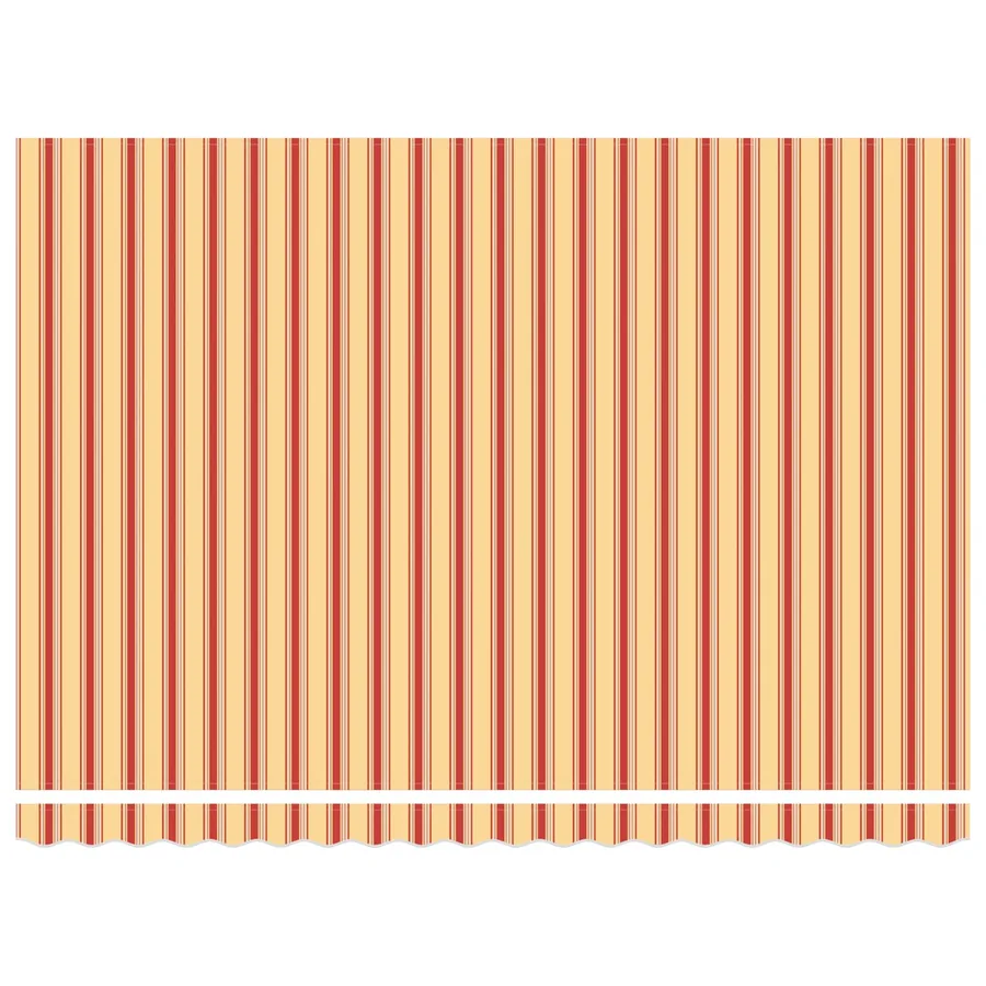 Auvent rétractable Jaune et Orange 450 × 350 cm - 6