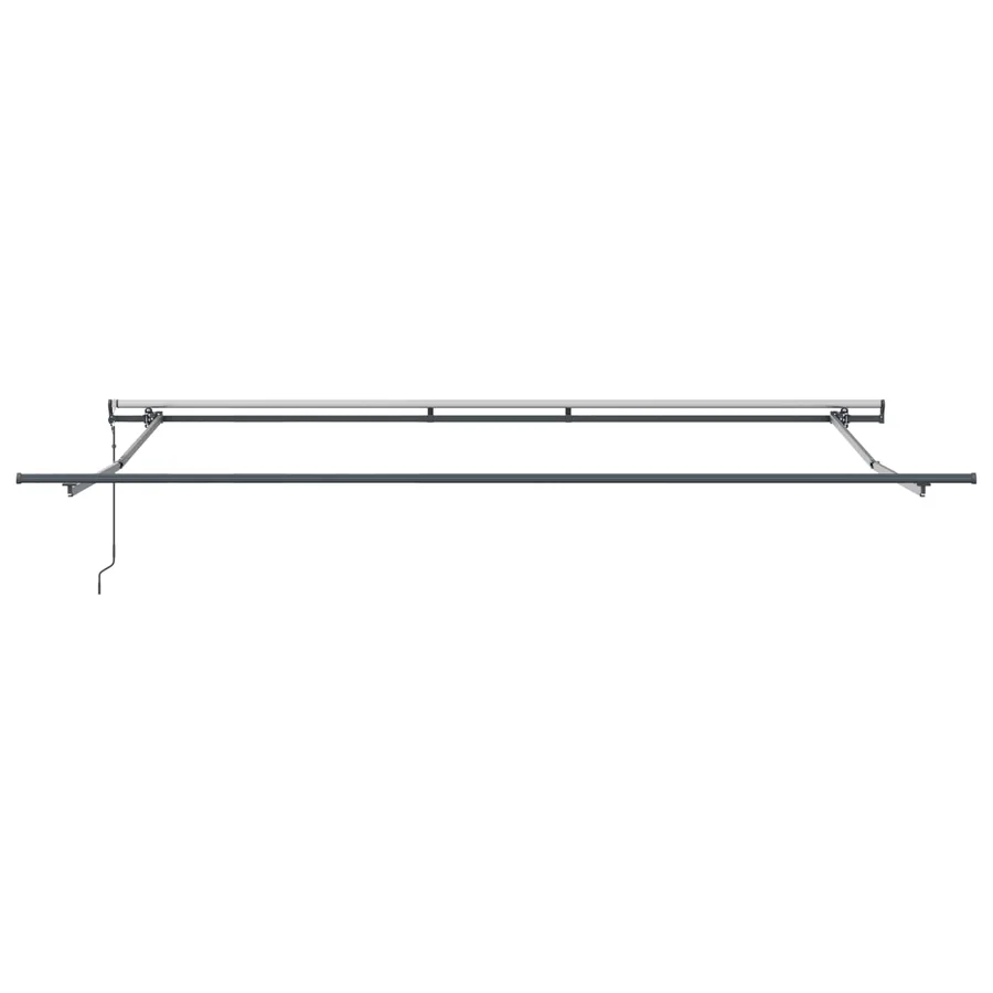 Auvent rétractable orange et marron 500 × 350 cm - 7