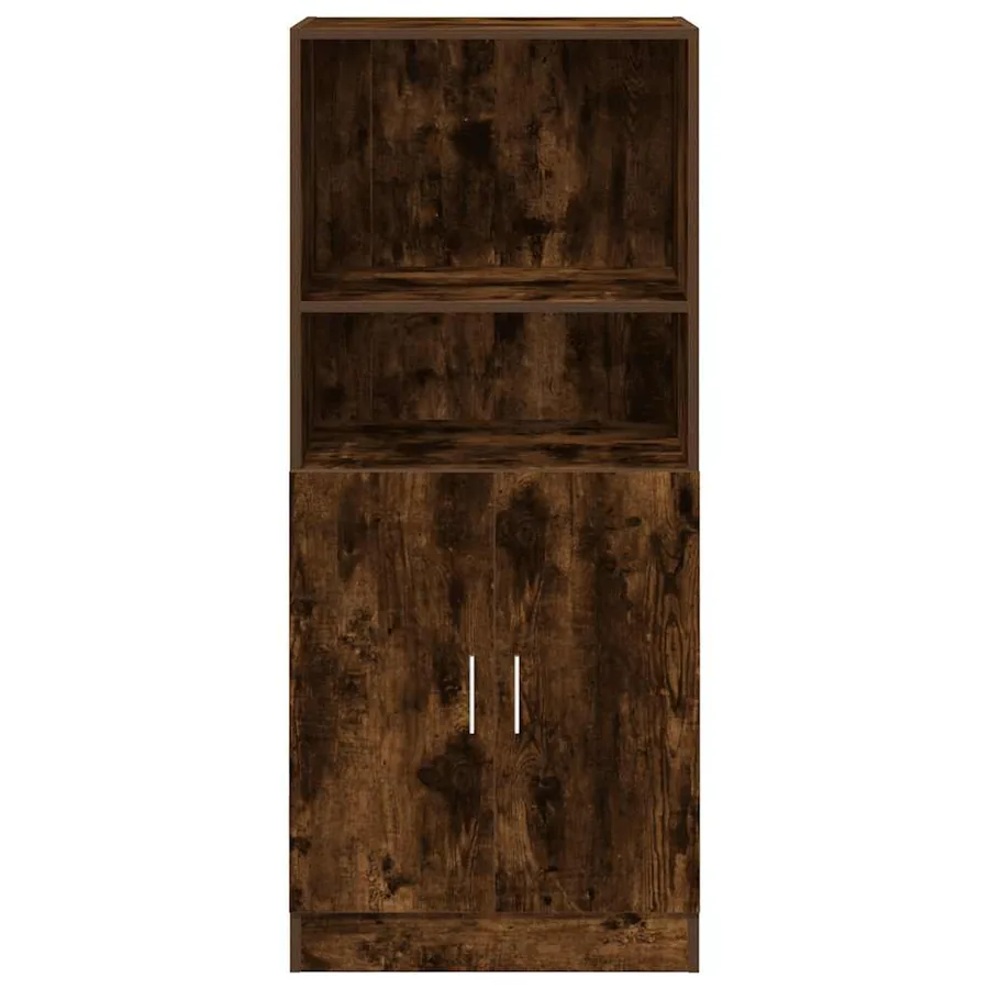 Armoire de cuisine chêne fumé 57x41,5x131,5 cm bois ingénierie - 4
