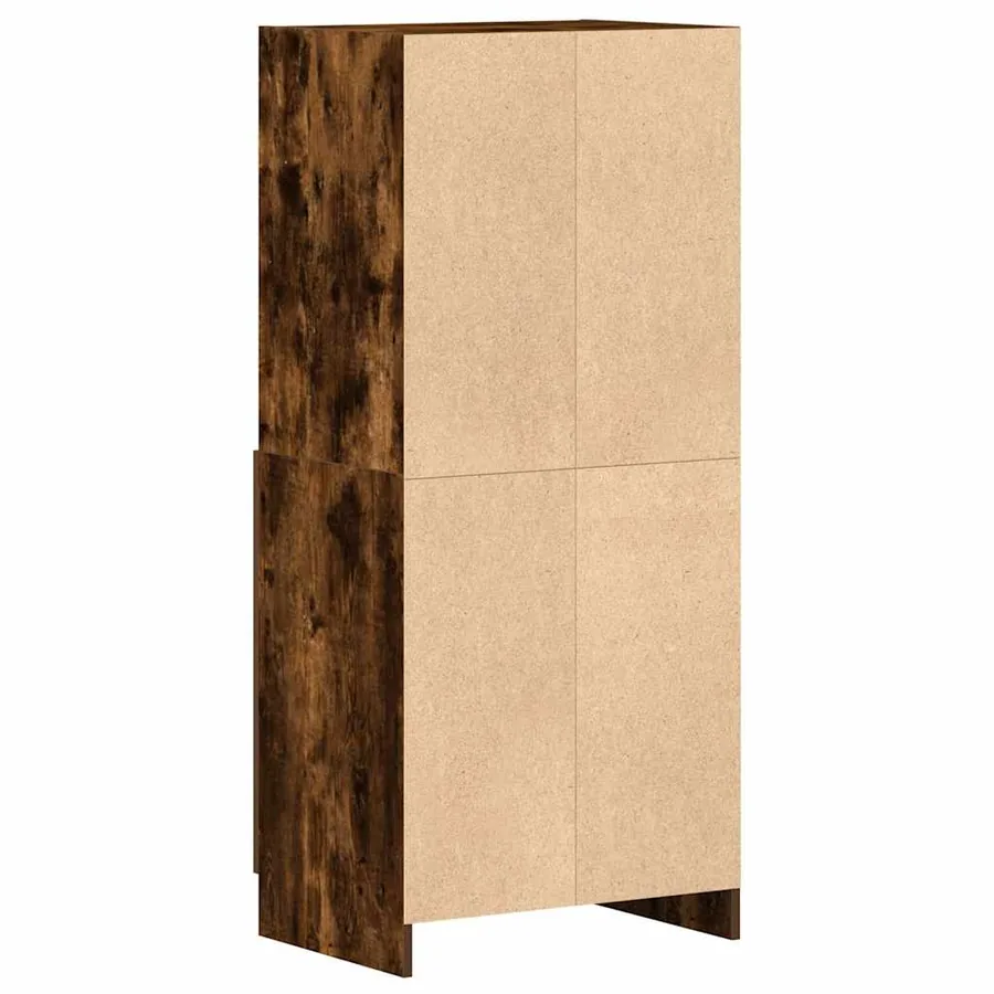 Armoire de cuisine chêne fumé 57x41,5x131,5 cm bois ingénierie - 7