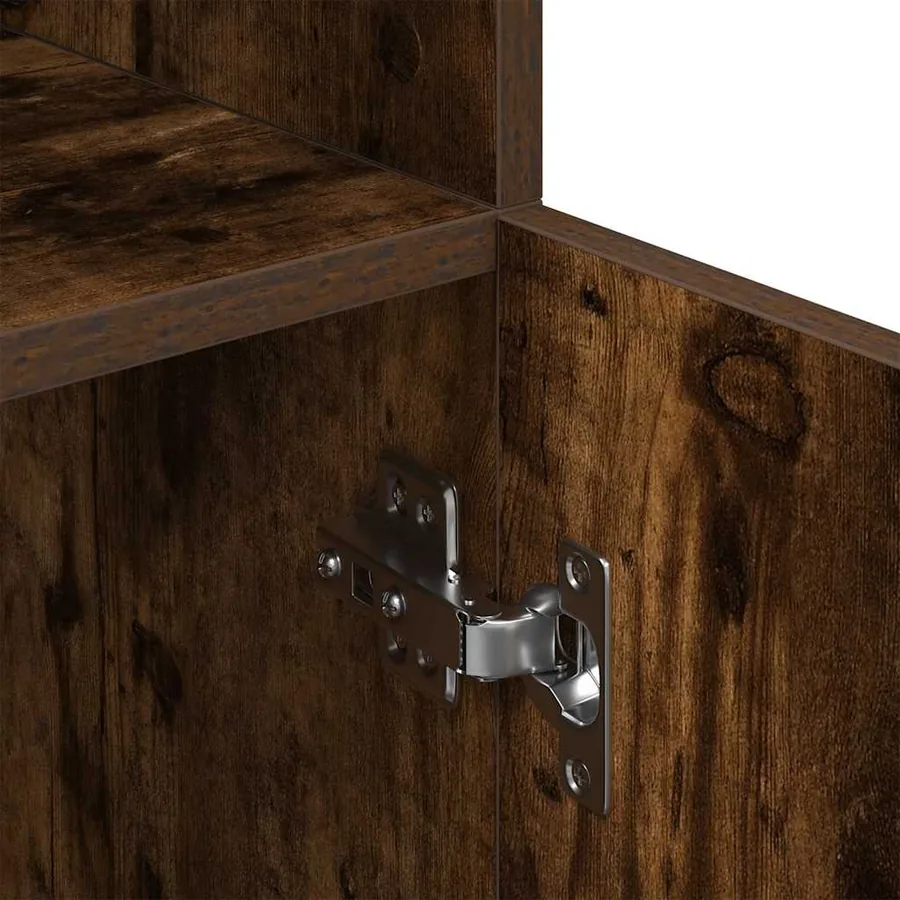 Armoire de cuisine chêne fumé 57x41,5x131,5 cm bois ingénierie - 8