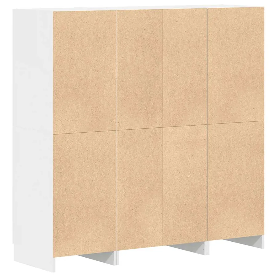Ensemble d'armoires de cuisine 3 pcs blanc bois d'ingénierie - 9