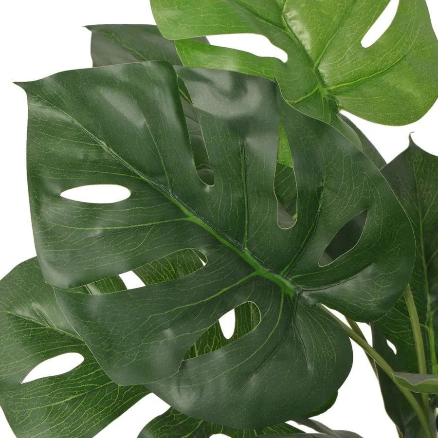 Plante Monstera artificielle avec pot 45 cm Vert - 2