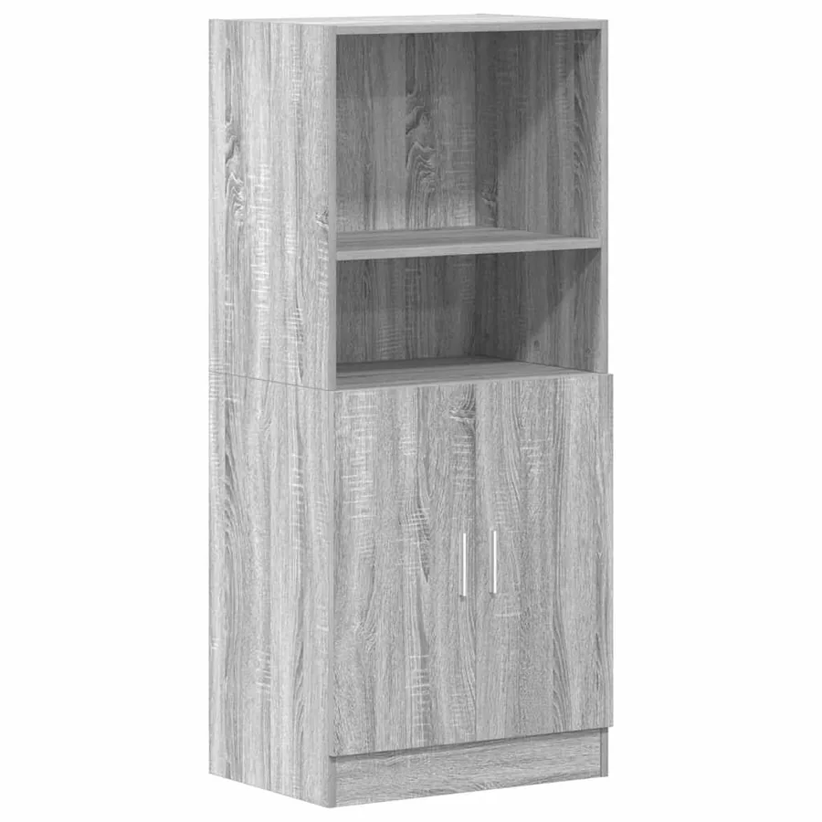 Ensemble d'armoires de cuisine 2pcs sonoma gris bois ingénierie - 7
