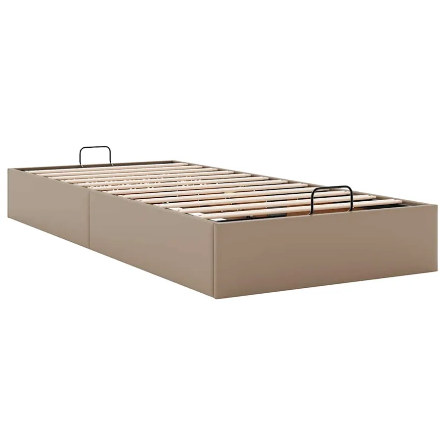 Cadre de lit ottoman sans matelas cappuccino 90x200 cm - 6