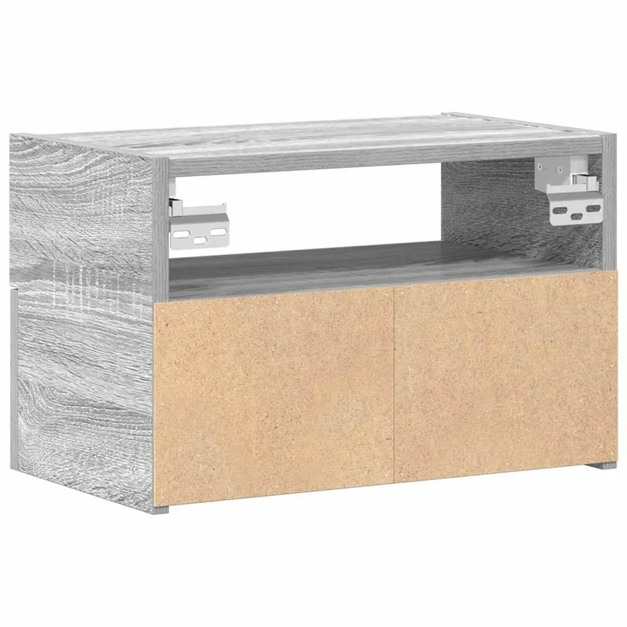 Tables de chevet murales 2 pcs sonoma gris 45x26x28,5 cm - 7