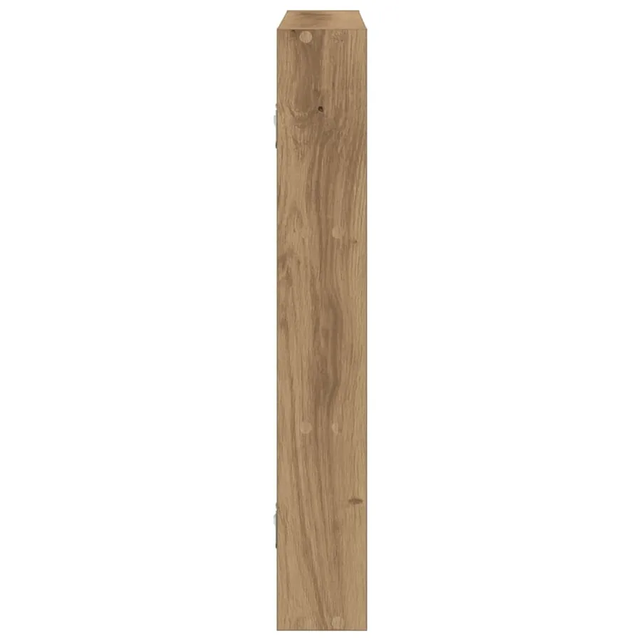Étagère murale chêne artisanal 43x9x60 cm bois d'ingénierie - 5