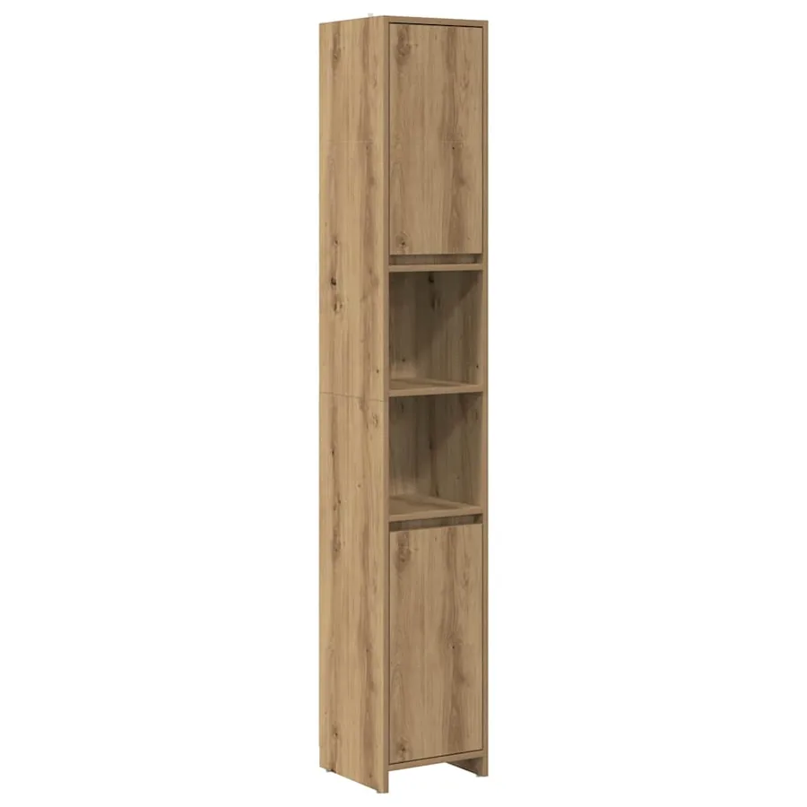 Ensemble de meubles salle de bain 3 pcs bois d'ingénierie - 11