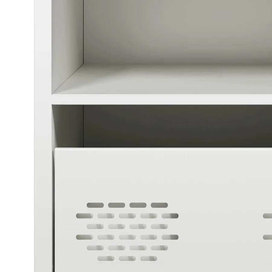 Buffet blanc 35x39x73,5 cm acier laminé à froid - 10