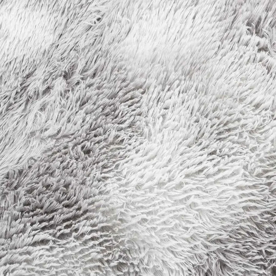 Tapis shaggy à poils longs NAVARRA gris argenté 200x290 cm - 9