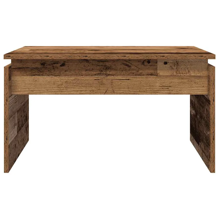 Table basse vieux bois 68x50x38 cm bois d'ingénierie - 4