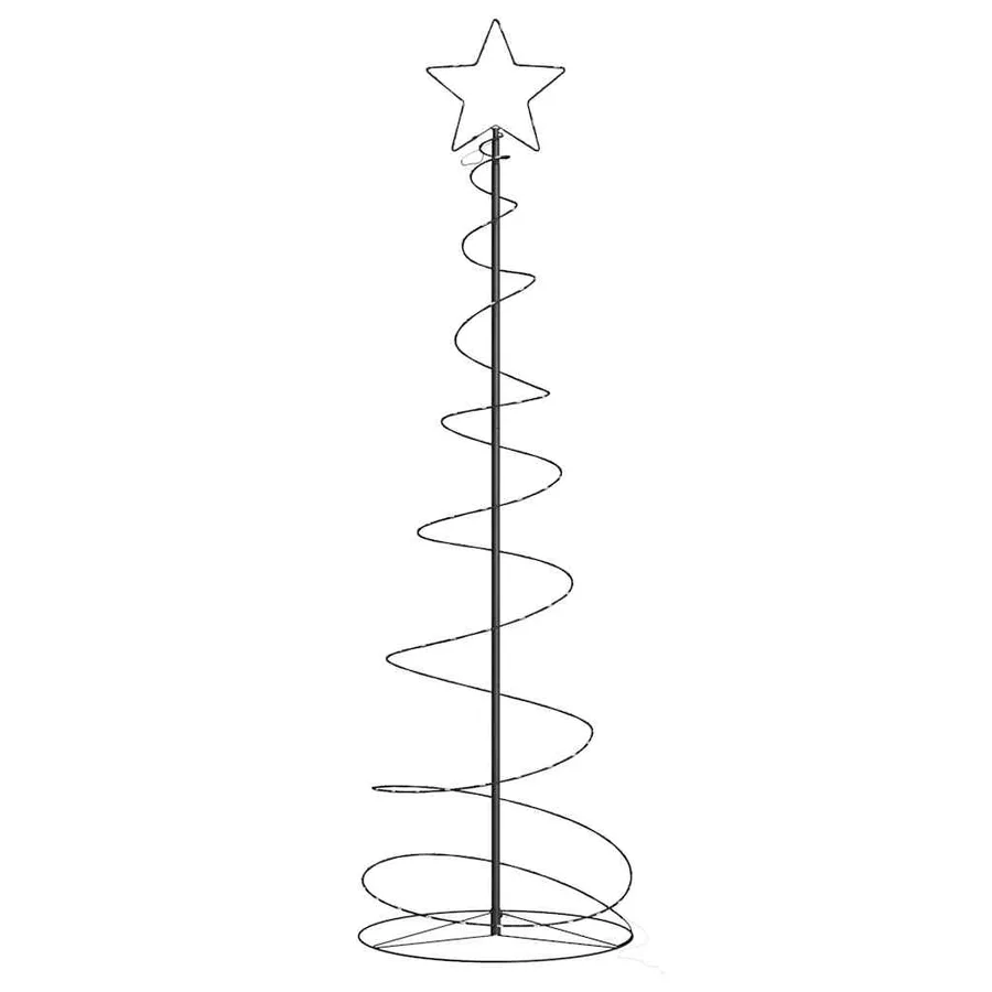 Sapin de Noël à LED 120 LED blanc chaud 180 cm - 4
