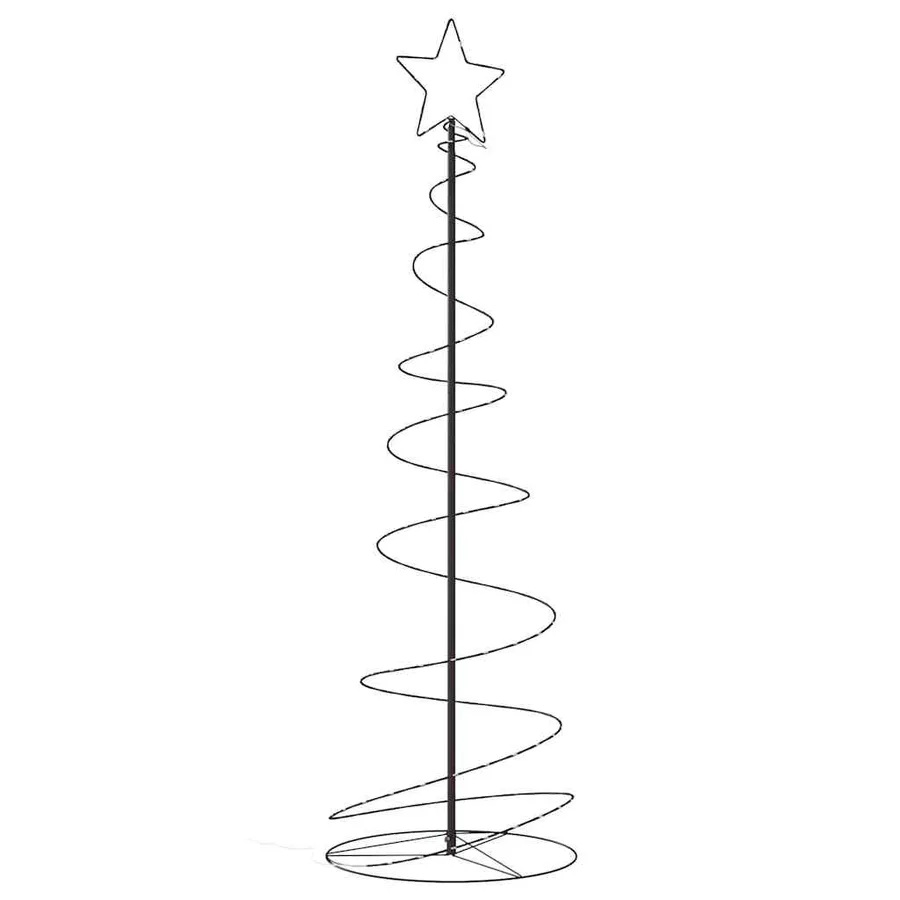 Sapin de Noël à LED 120 LED blanc chaud 180 cm - 6