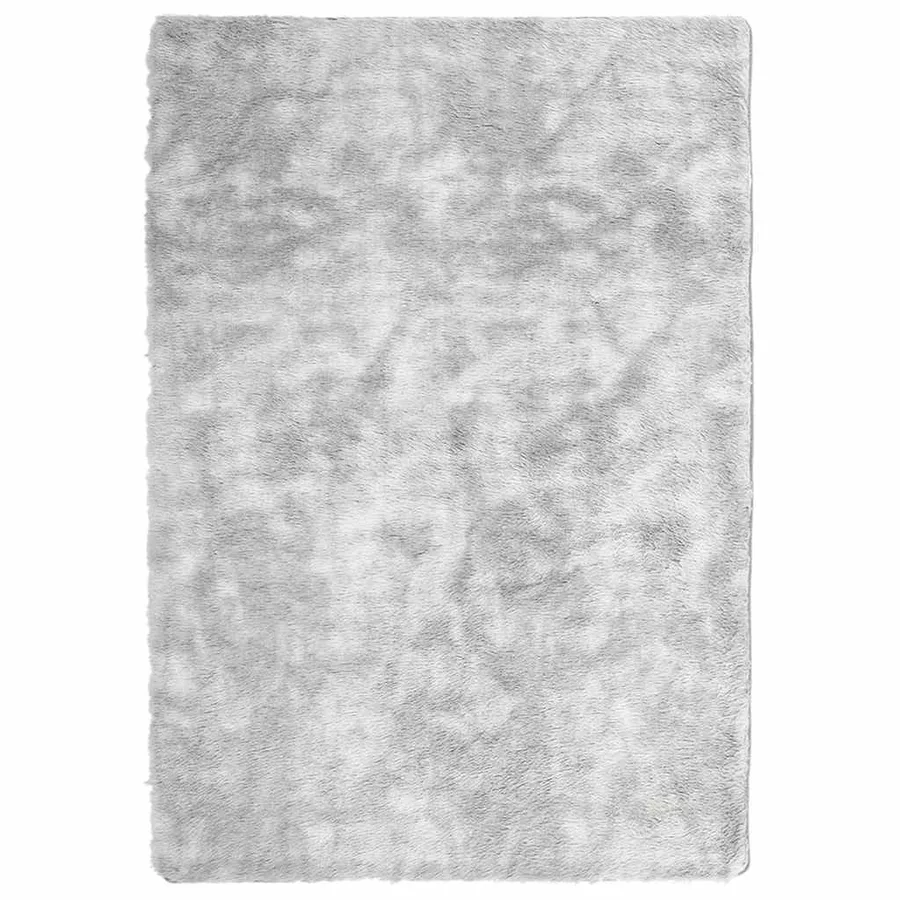 Tapis shaggy à poils longs NAVARRA gris argenté 160x230 cm - 2