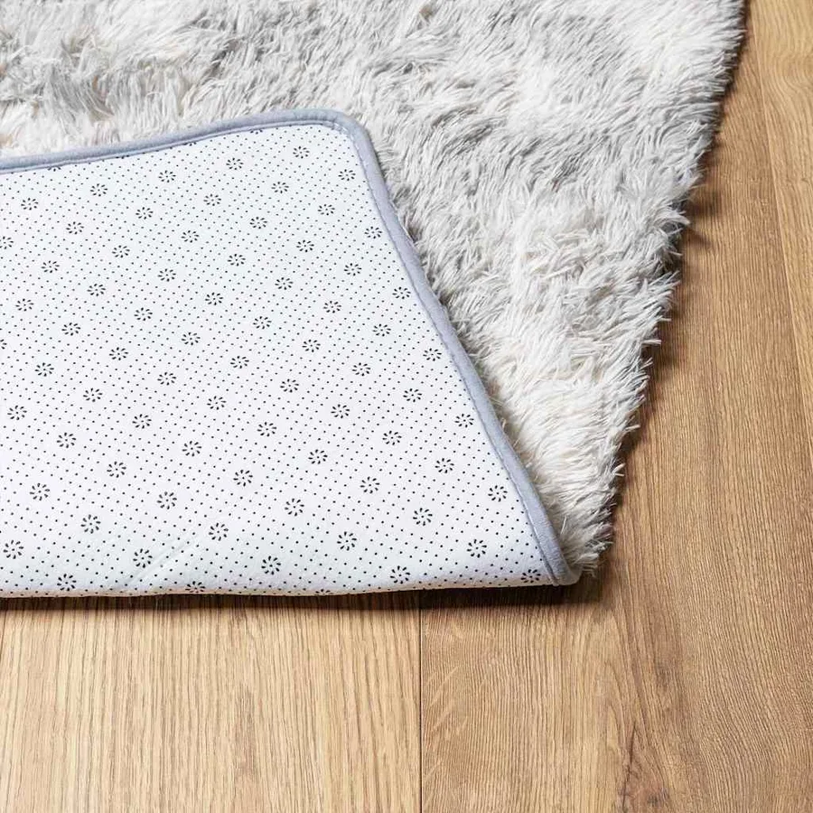 Tapis Shaggy à poils longs NAVARRA gris argenté 60x100 cm - 6