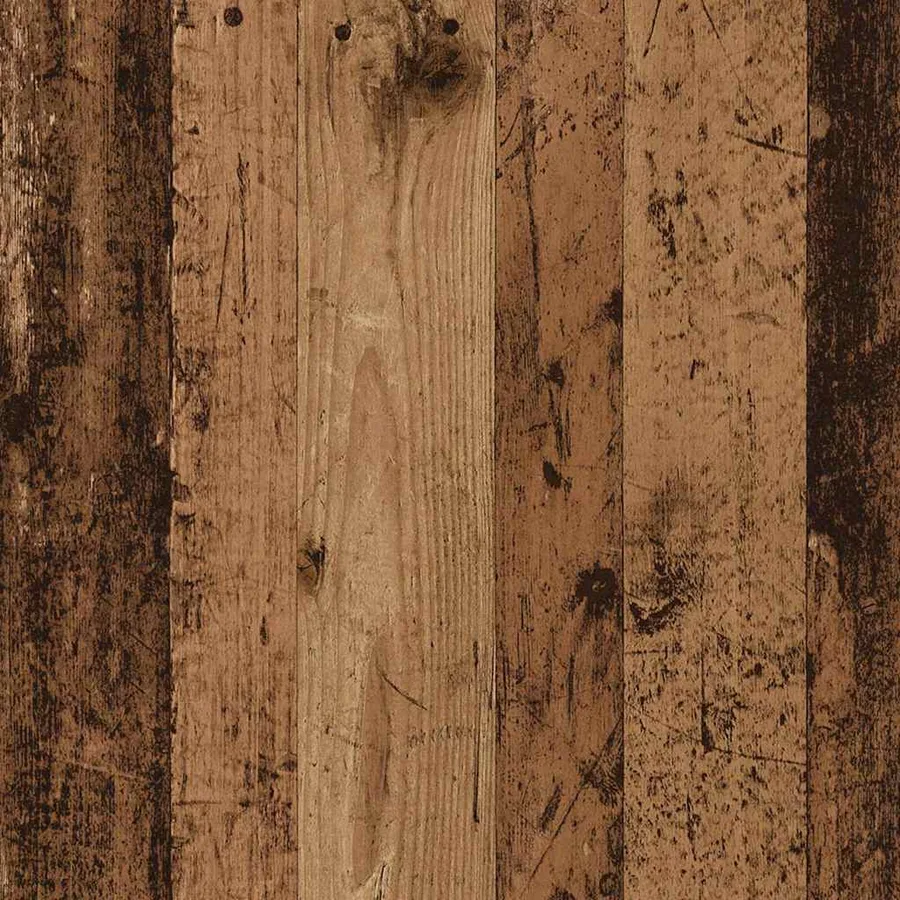 Table basse rotative à 360 degrés vieux bois 70x70x34,5 cm - 9