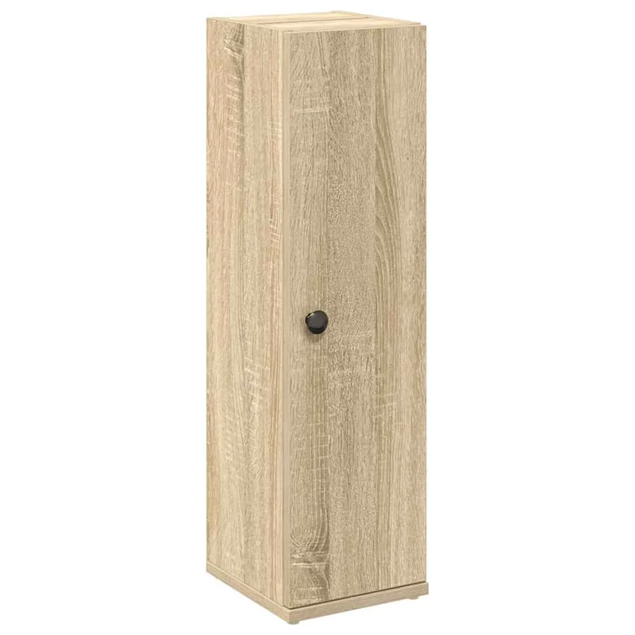 Meuble de salle de bain avec porte-rouleau chêne sonoma - 2