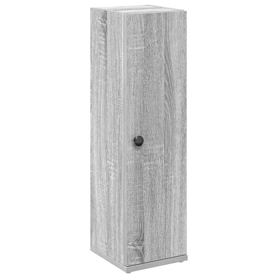 Meuble de salle de bain avec porte-rouleau sonoma gris - 2
