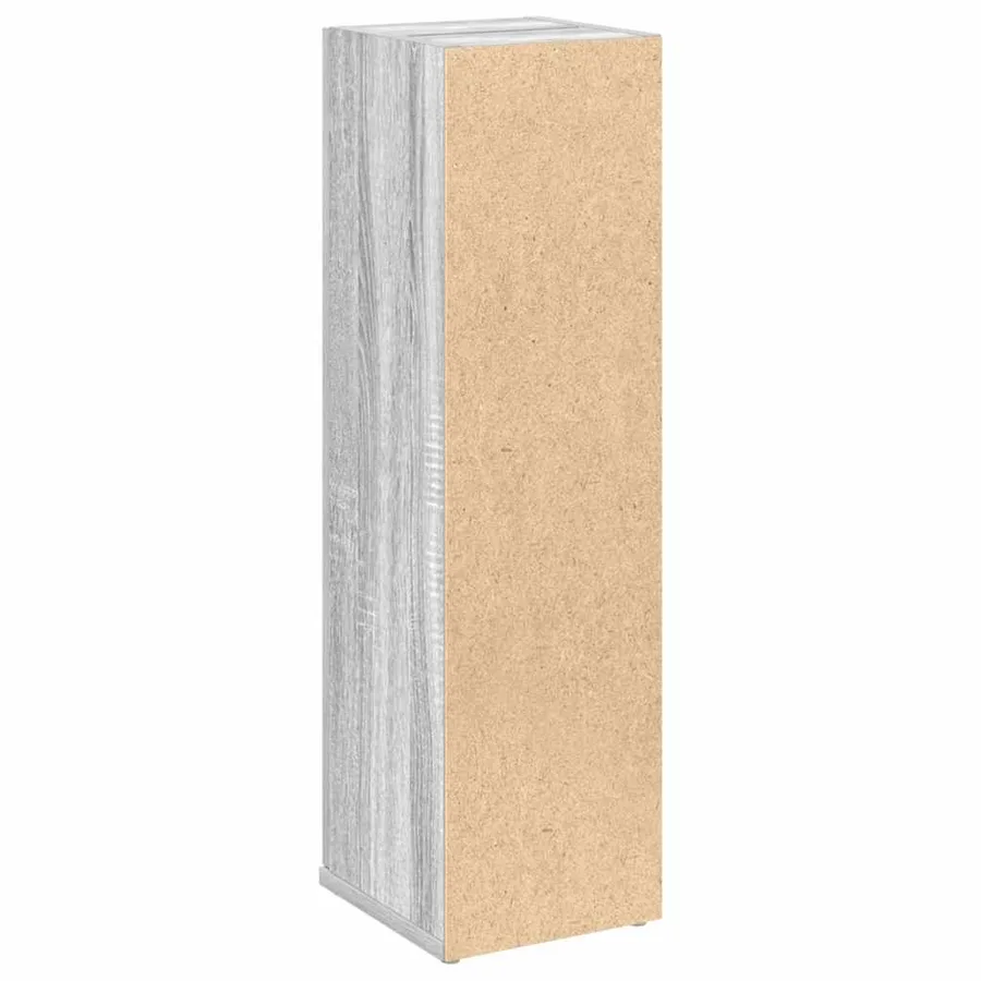 Meuble de salle de bain avec porte-rouleau sonoma gris - 7