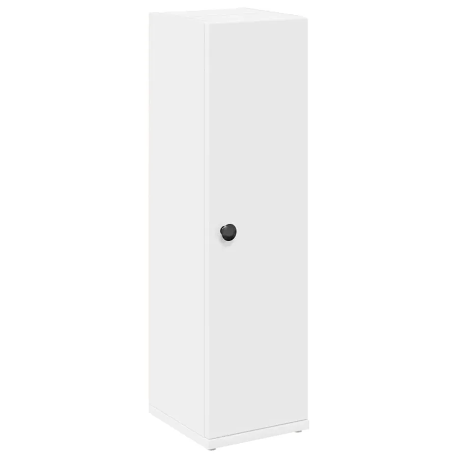 Meuble de salle de bain avec porte-rouleau blanc 20,5x22x72 cm - 2