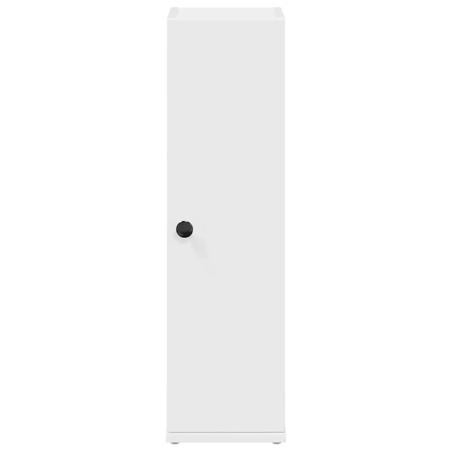 Meuble de salle de bain avec porte-rouleau blanc 20,5x22x72 cm - 4