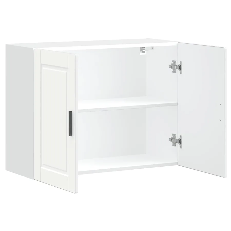 Armoire murale de cuisine Porto blanc bois d'ingénierie - 5