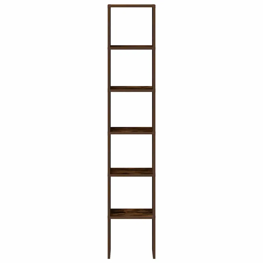Bibliothèques 2 pcs empilable chêne fumé bois d'ingénierie - 4