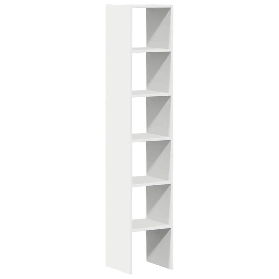Bibliothèques 2 pcs empilable blanc 30x30x80 cm bois ingénierie - 2
