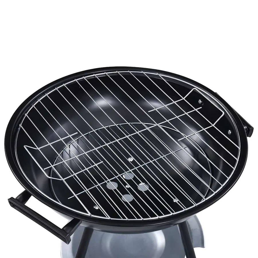 Barbecue portable XXL au charbon avec roues 44 cm - 5