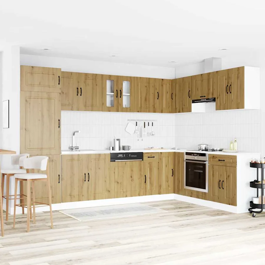 Armoire de cuisine Kalmar Chêne artisanal 80 x 46 x 81,5 cm