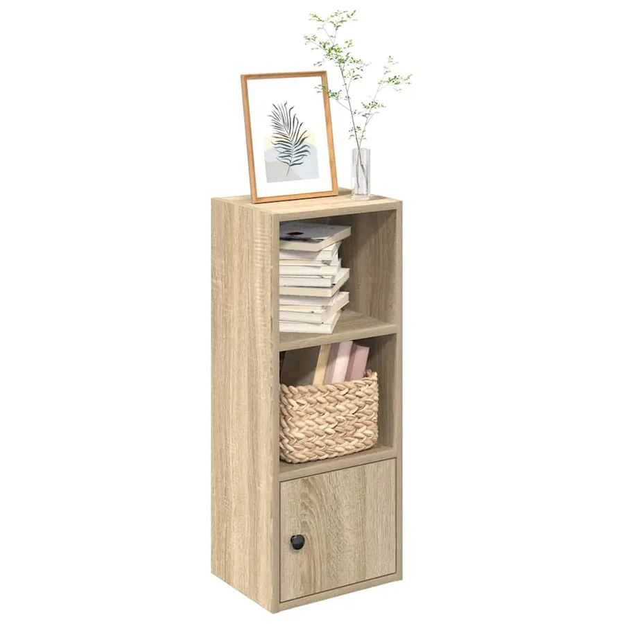 Bibliothèque chêne sonoma 31x24x77 cm bois d'ingénierie