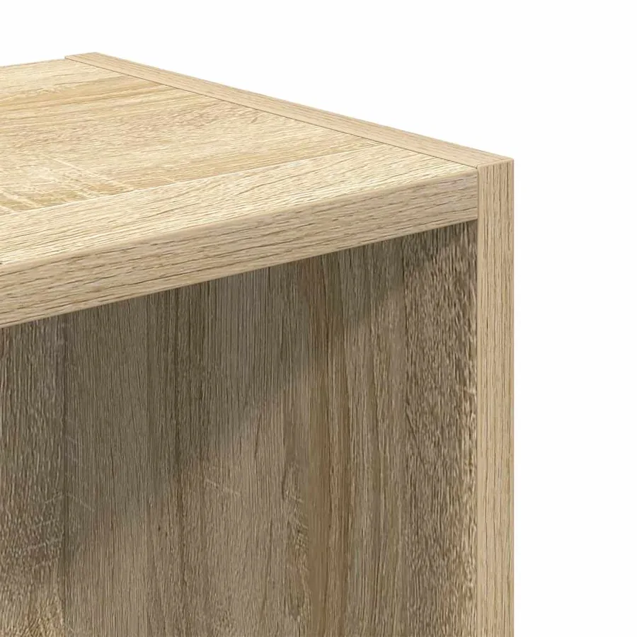 Bibliothèque chêne sonoma 31x24x77 cm bois d'ingénierie - 9