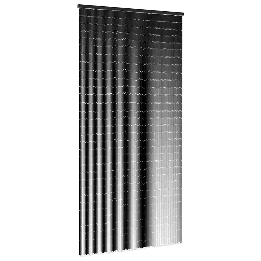 Rideau anti-insectes gris foncé 90x220 cm bambou