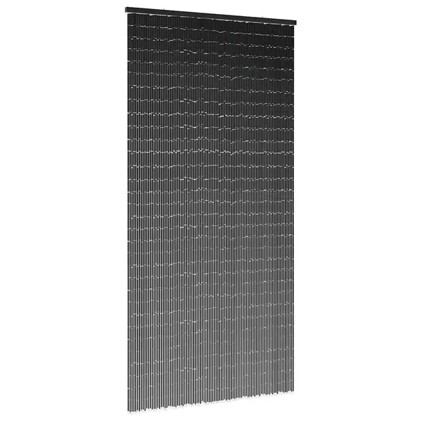 Rideau anti-insectes gris foncé 90x220 cm bambou