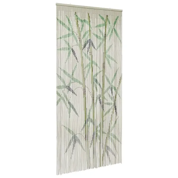 Rideau anti-insectes imprimé en bambou 90 x 220 cm