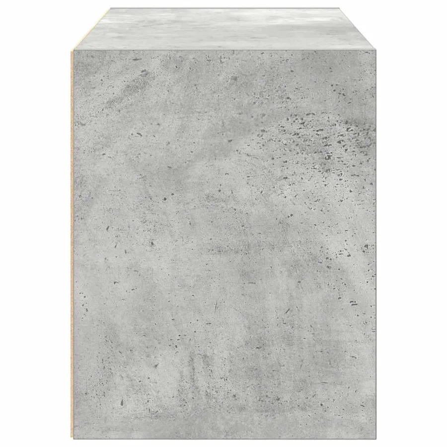 Armoire avec 2 tiroirs gris béton 60x31x40 cm bois d'ingénierie - 6