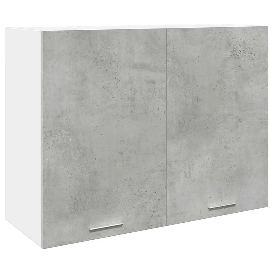 Ensemble de meubles de cuisine 7 pièces Lyon en bois d'ingénierie gris béton - 6