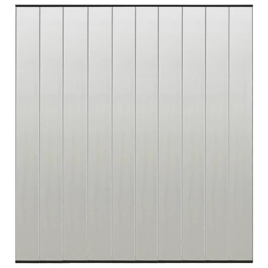 Moustiquaire de porte rideau en maille 10 pcs Noir 240x240 cm